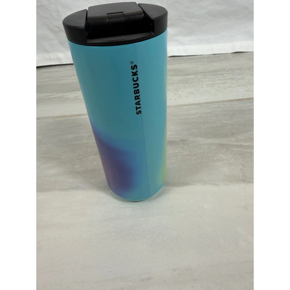 Starbucks 12oz Stainless Steel Tumbler Multicolor Abstract Swirl Travel Mug 2020